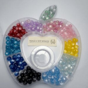 Apple Cat Eye Beads Set