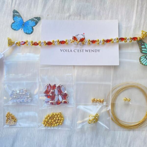DIY Jewelry  Bracelet  Craft Kit – No.048 - Image 4