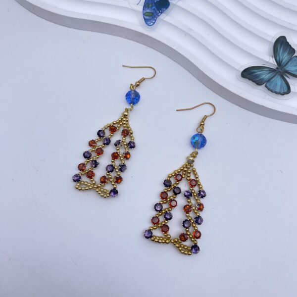 DIY Jewelry  Bracelet  Craft Kit – No. 123(earring)