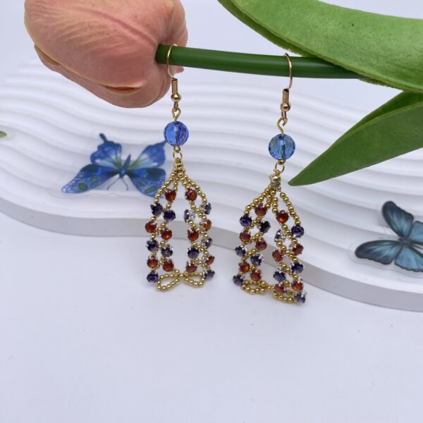 DIY Jewelry  Bracelet  Craft Kit – No. 123(earring) - Image 4