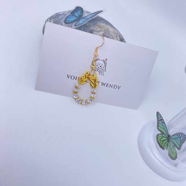 DIY Jewelry Earring Craft Kit – No. 128（earring 1 pair) - Image 2