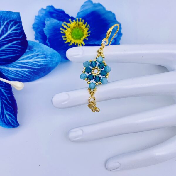 DIY Jewelry  Earring( 1 pair) Craft Kit – No.W36 - Image 2