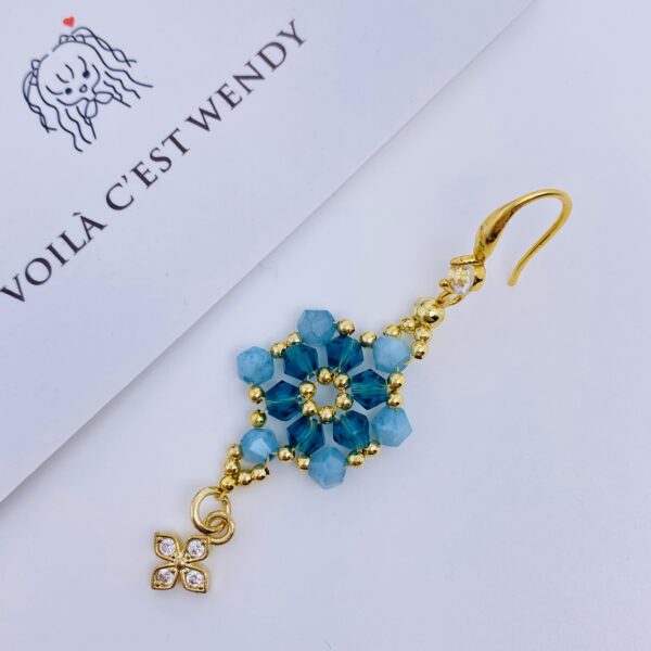 DIY Jewelry  Earring( 1 pair) Craft Kit – No.W36