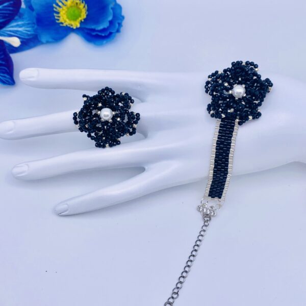 DIY Jewelry  Bracelet+Ring Craft Kit – No.W37 - Image 3