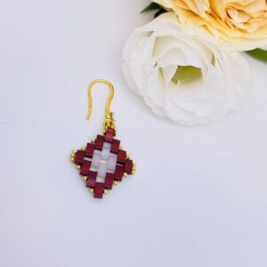 DIY Jewelry  Earring( 1 pair) Craft Kit – No.W47