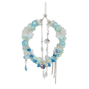 Azure Frost Rose Bracelet